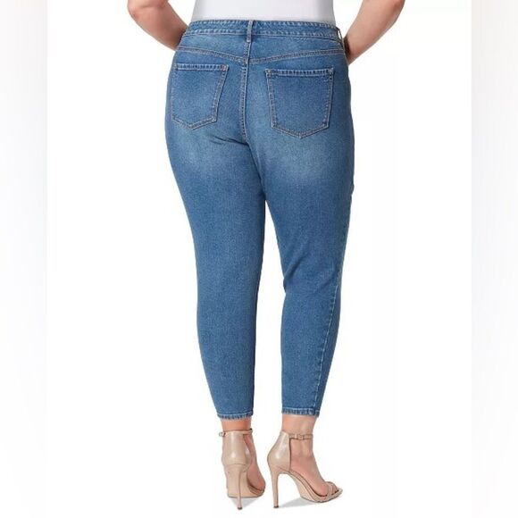 ❤️BRAND NEW! Jessica Simpson Plus Adored High Rise Ankle Jeans - Picture 3 of 10